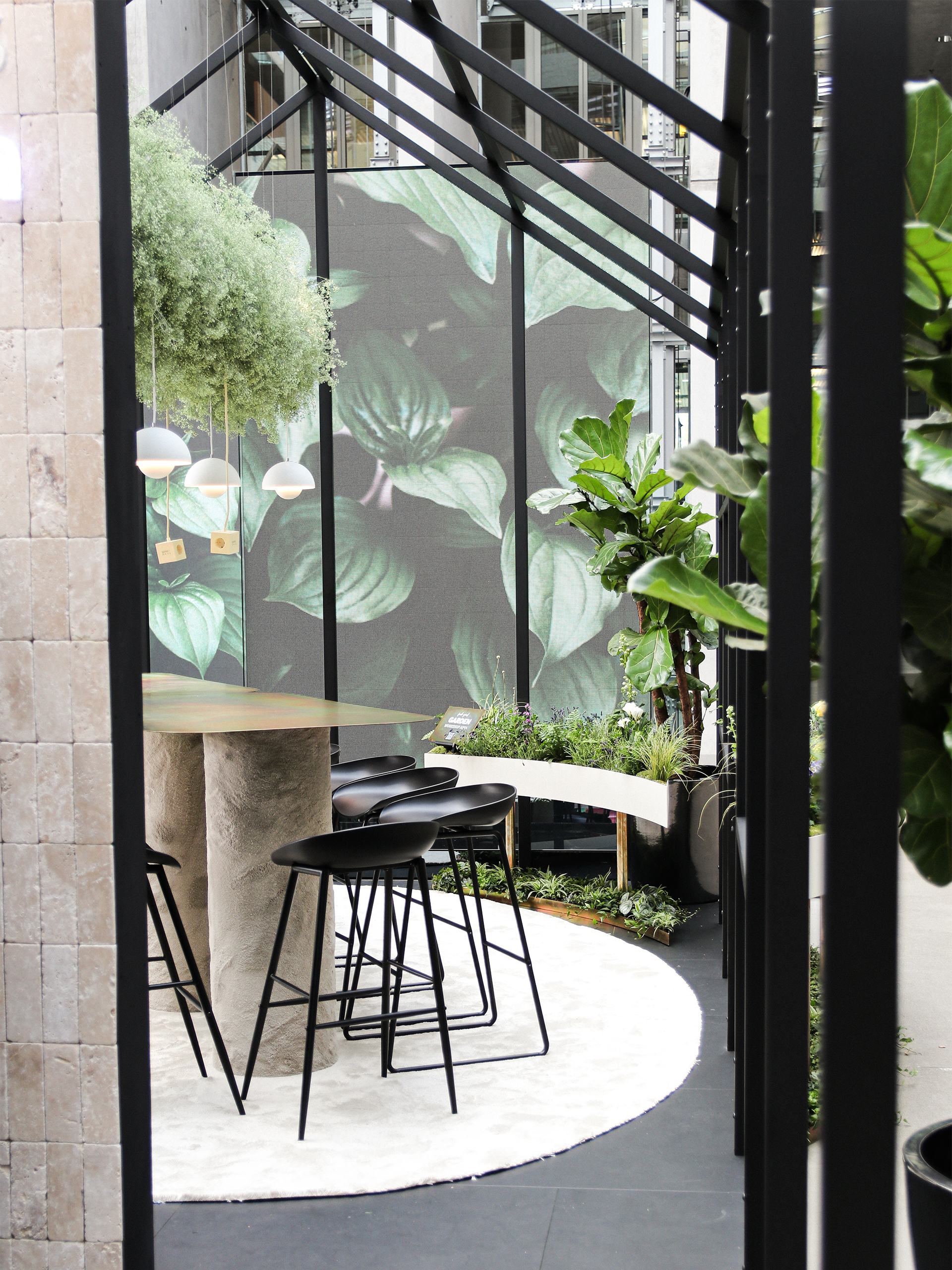 HUGO BOSS feel-good garden. Pop-up Fläche by Future Supply