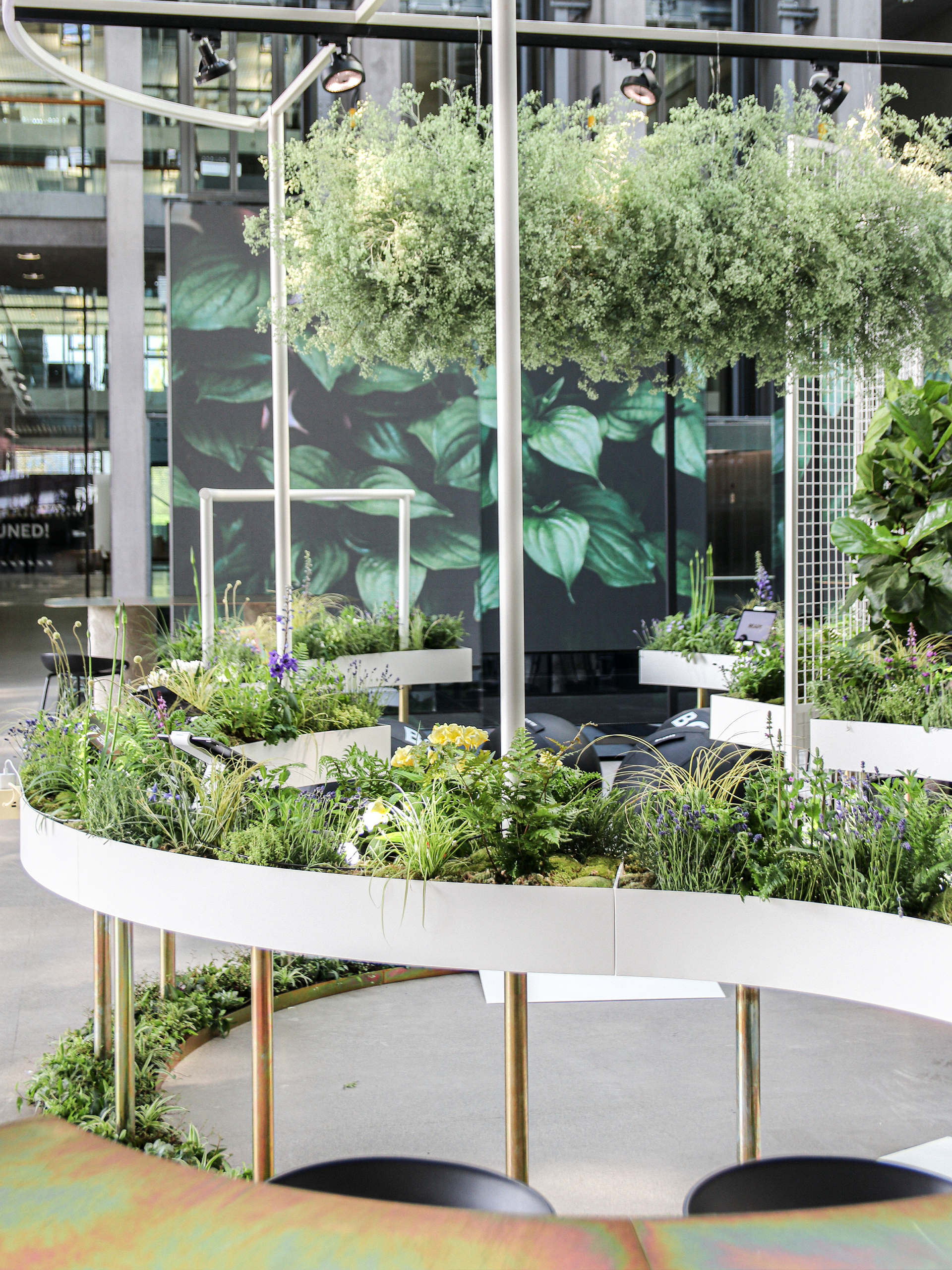 HUGO BOSS feel-good garden. Pop-up Fläche by Future Supply