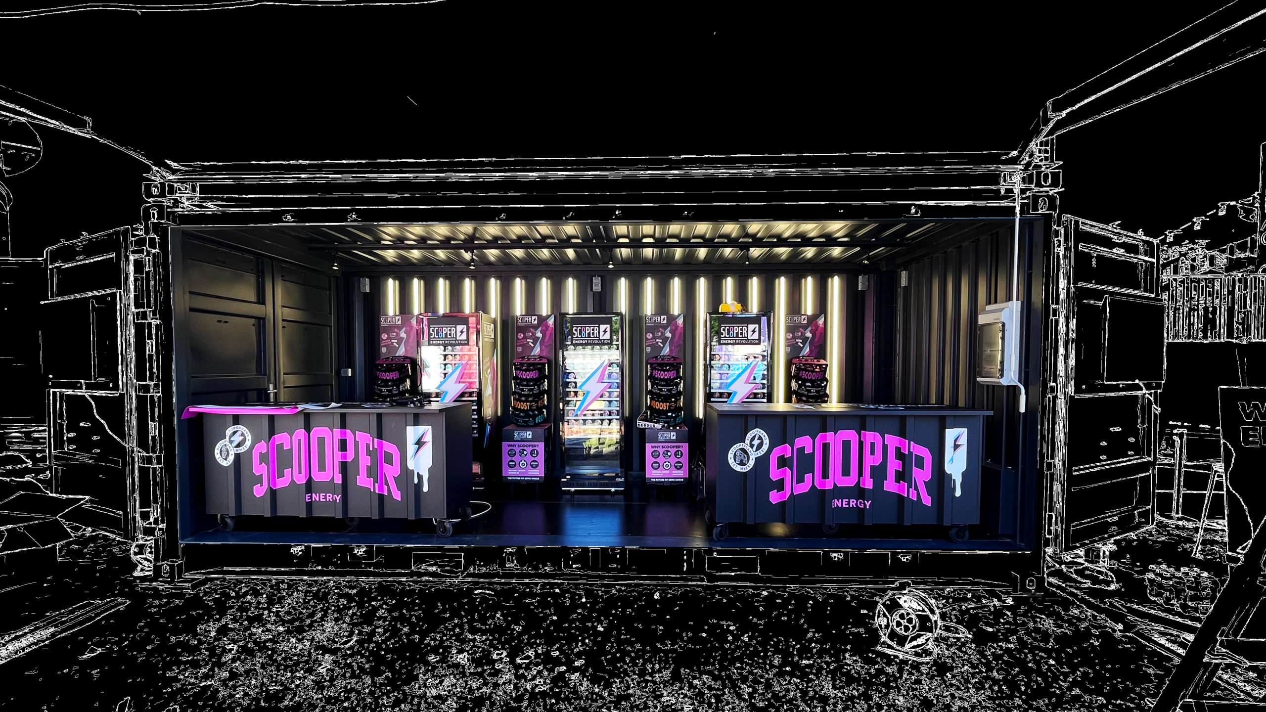 Scooper Energy Festival Container by Future Supply